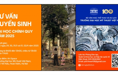 Trường Đại học Mỹ thuật Việt Nam tổ chức tư vấn tuyển sinh Đại học chính quy năm 2025